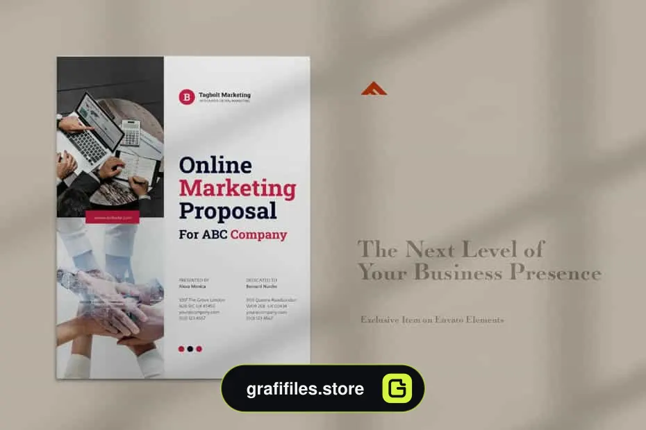 دانلود قالب آماده ورد پروپوزال بازاریابی دیجیتال Digital Marketing Proposal Ms Word / PPT - 8 قالب آماده ورد پروپوزال بازاریابی دیجیتال - 7