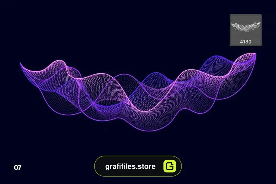 براش امواج ذرات دیجیتال فتوشاپ - 13