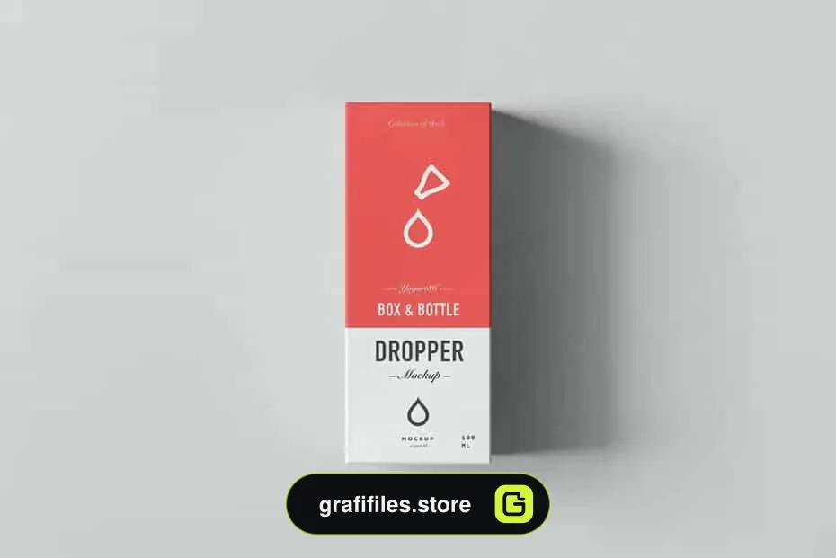 موکاپ قطره چکان Dropper Bottle Mock-up 4