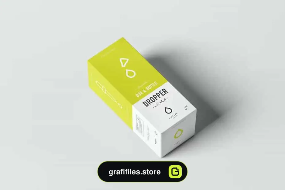 موکاپ قطره چکان Dropper Bottle Mock-Up
