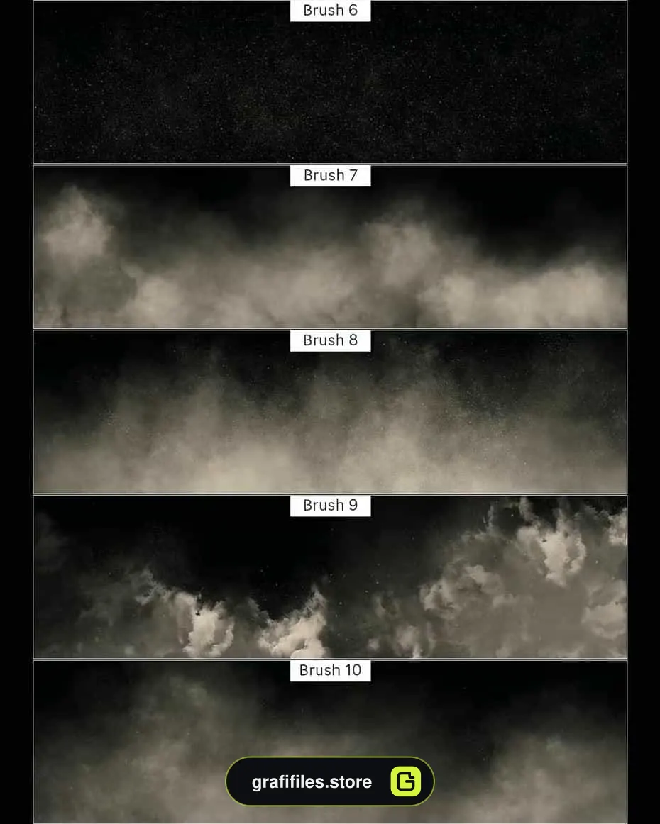 براش گرد و خاک فتوشاپ Dust Photoshop Brushes - 8