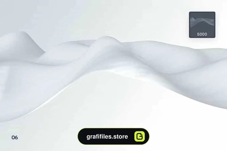 براش پارچه فتوشاپ Elegant Wavy Cloth Photoshop Brushes - 11