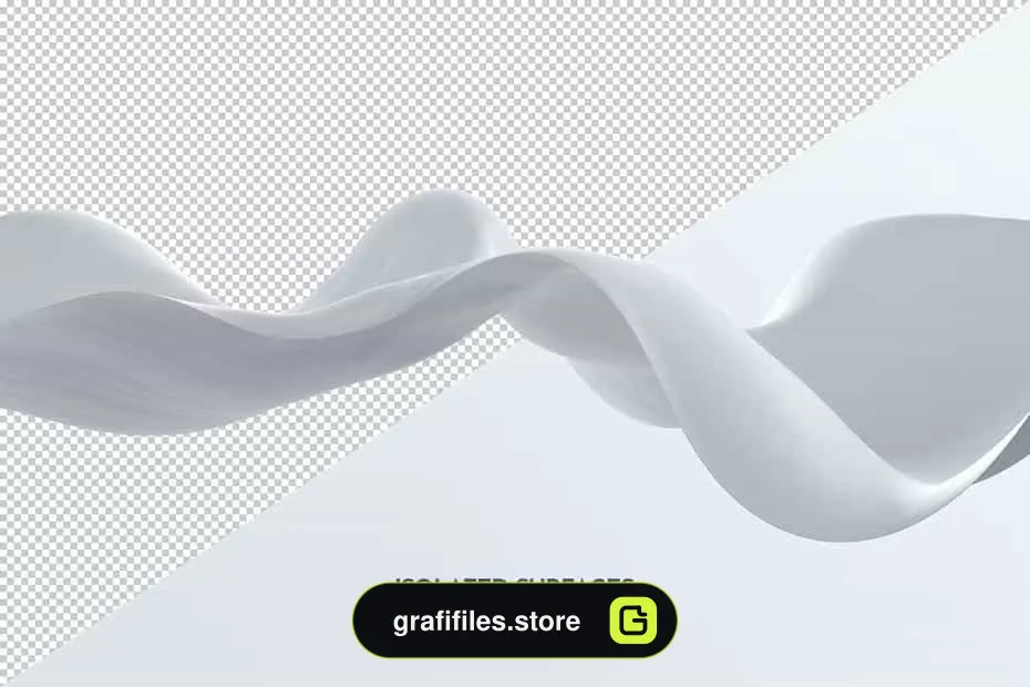 براش پارچه فتوشاپ Elegant Wavy Cloth Photoshop Brushes - 25