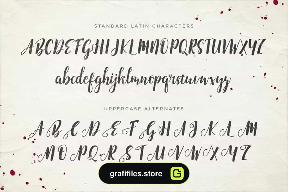 فونت انگلیسی Emellie Script Font