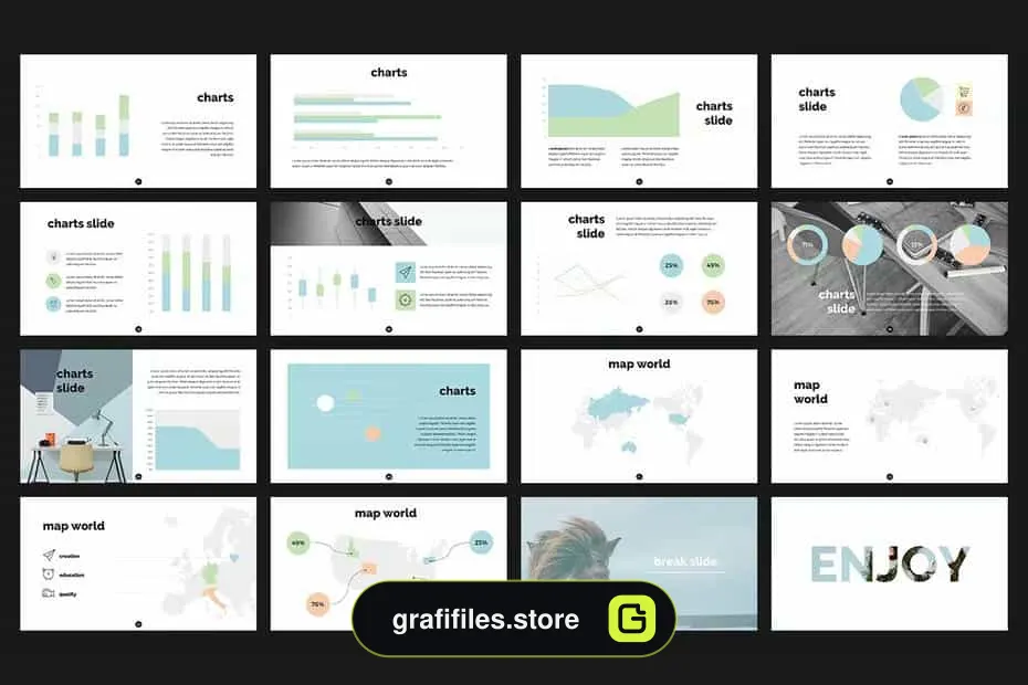 قالب پاورپوینت Enjoy PowerPoint Template