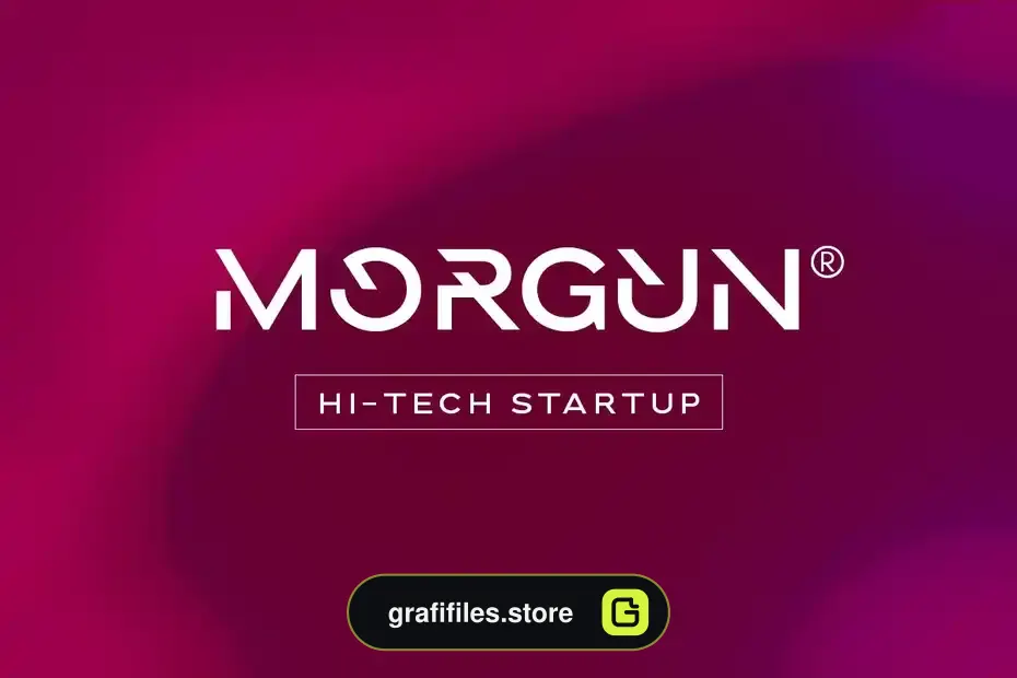 فونت انگلیسی Fireside - Sharp Logo Font - 5
