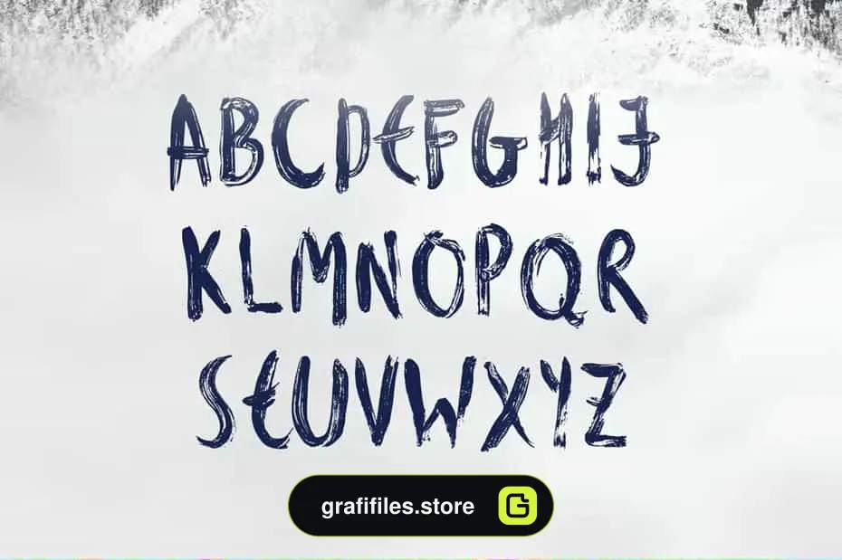 فونت انگلیسی Fjord Brush Font