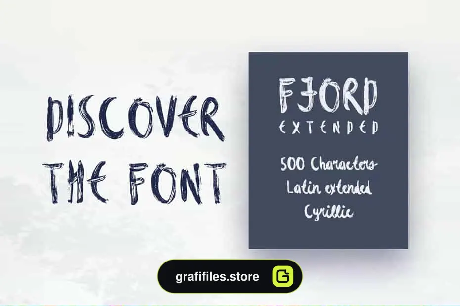 فونت انگلیسی Fjord Brush Font