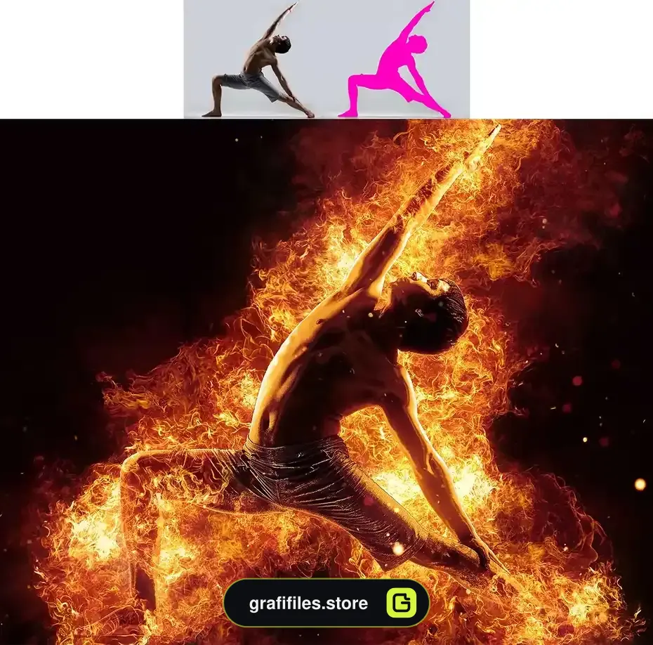 دانلود اکشن فتوشاپ ایجاد افکت شعله آتش بر روی عکس Flames Photoshop Action - 14 اکشن فتوشاپ ایجاد افکت شعله آتش بر روی عکس - 13