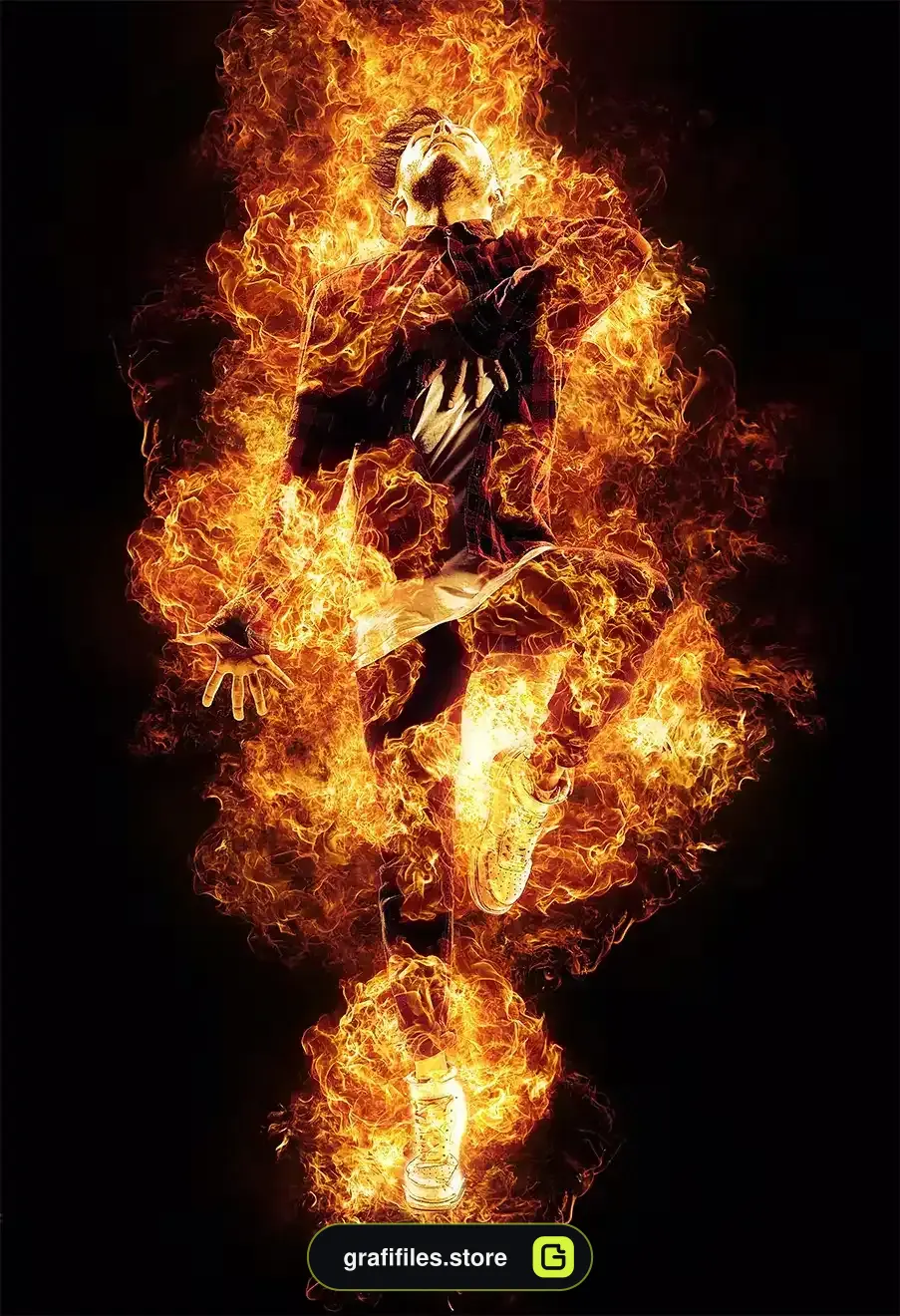 دانلود اکشن فتوشاپ ایجاد افکت شعله آتش بر روی عکس Flames Photoshop Action - 24 اکشن فتوشاپ ایجاد افکت شعله آتش بر روی عکس - 23