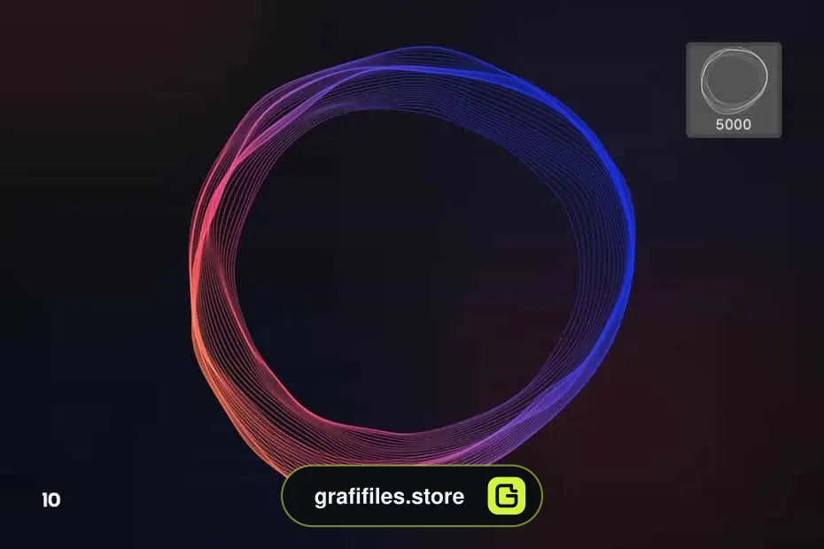 دانلود براش اشکال شناور Floating Mesh Shapes Photoshop Brushes - 20 براش اشکال شناور - 19