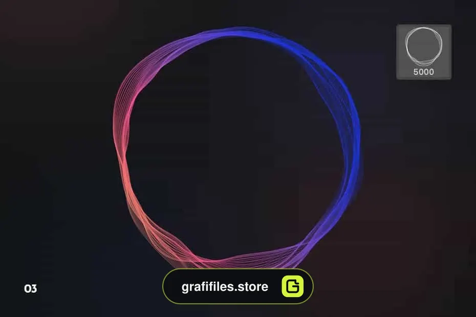 دانلود براش اشکال شناور Floating Mesh Shapes Photoshop Brushes - 6 براش اشکال شناور - 5
