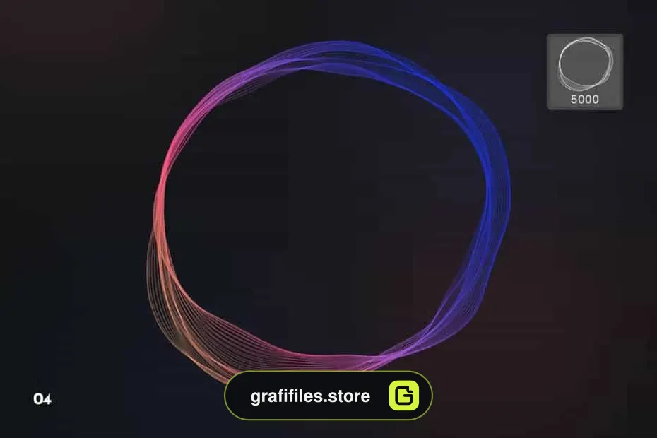 دانلود براش اشکال شناور Floating Mesh Shapes Photoshop Brushes - 8 براش اشکال شناور - 7