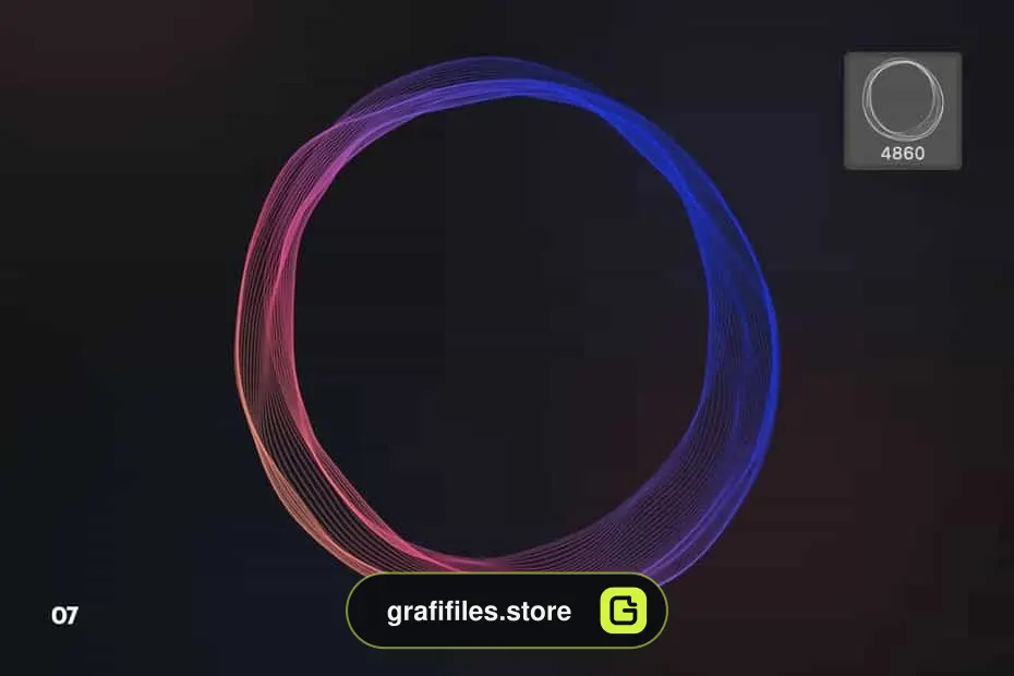دانلود براش اشکال شناور Floating Mesh Shapes Photoshop Brushes - 14 براش اشکال شناور - 13