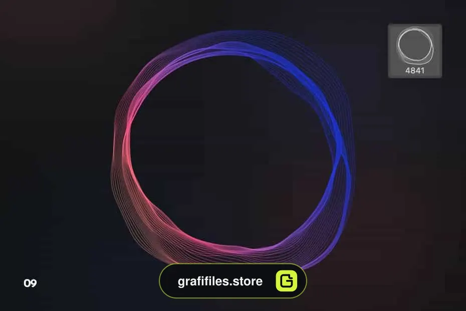 دانلود براش اشکال شناور Floating Mesh Shapes Photoshop Brushes - 18 براش اشکال شناور - 17