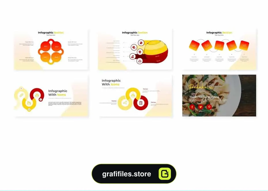 قالب پاورپوینت Foodaholic - Powerpoint Template
