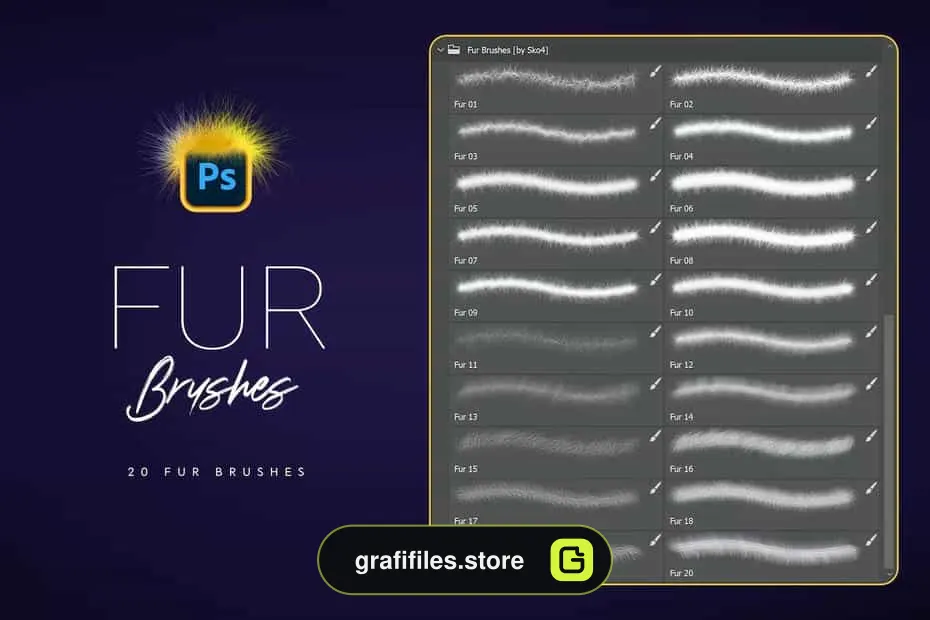 براش خز فتوشاپ - 7