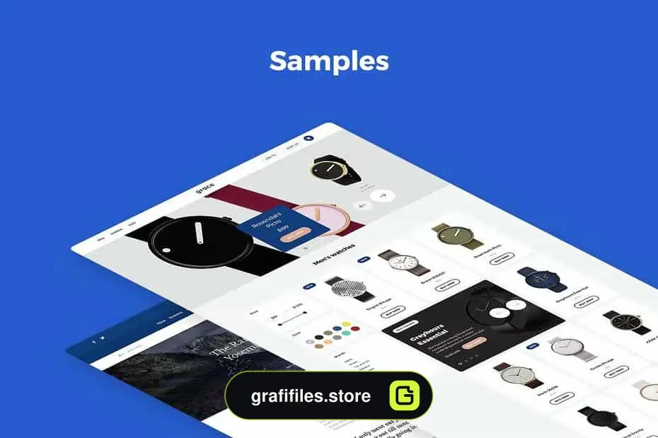طرح لایه باز رابط کاربری Grace UI Kit
