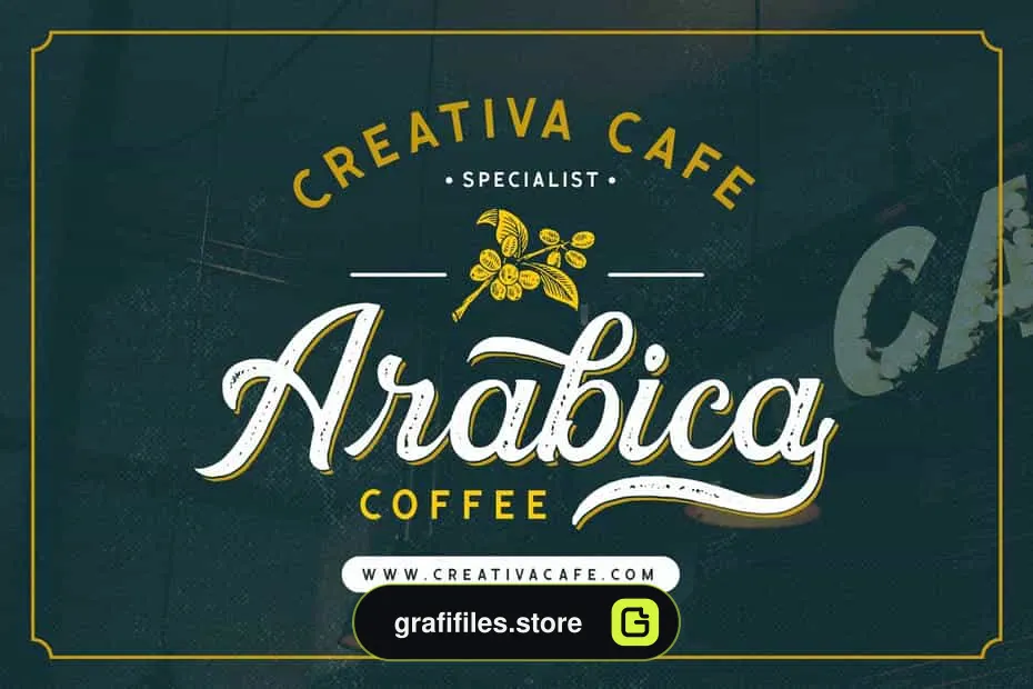 فونت انگلیسی Greatly Font Duo + Logo Templates