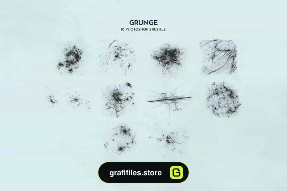 براش کثیف فتوشاپ Grunge Photoshop Brushes - 23