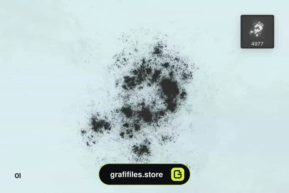 براش کثیف فتوشاپ Grunge Photoshop Brushes - 1