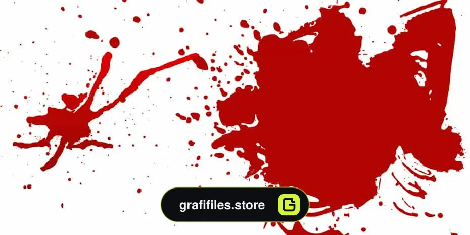 دانلود براش پاشیدن خون Halloween Collection - Blood Splatters - 4 براش پاشیدن خون - 3