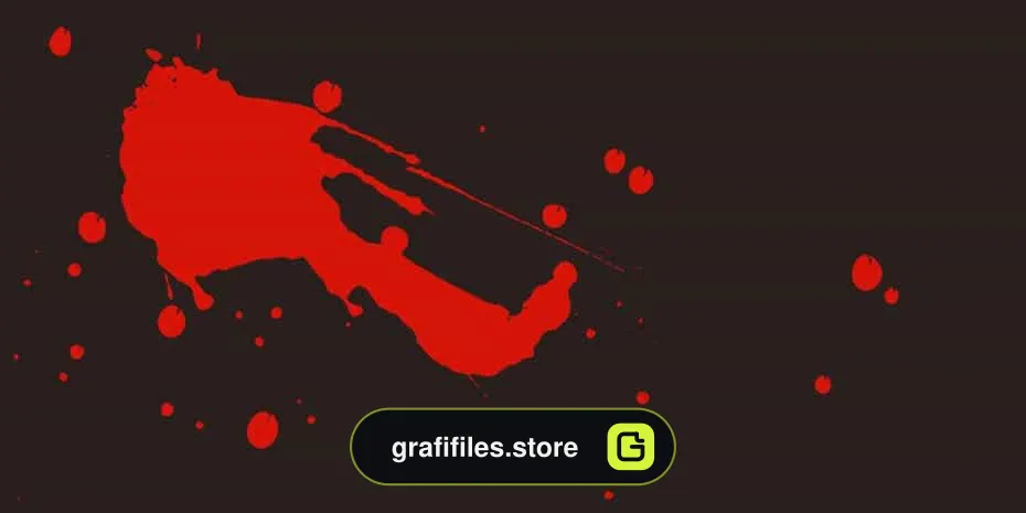 دانلود براش پاشیدن خون Halloween Collection - Blood Splatters - 8 براش پاشیدن خون - 7