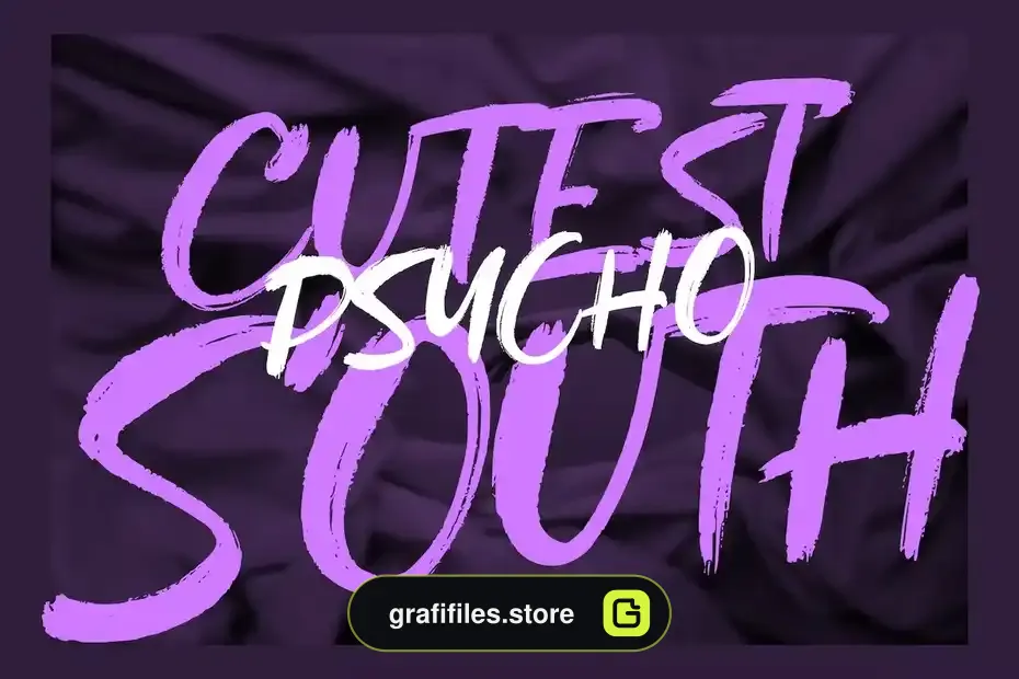 فونت انگلیسی Hartshorn Brush Font - 1