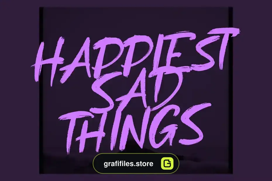 فونت انگلیسی Hartshorn Brush Font - 3