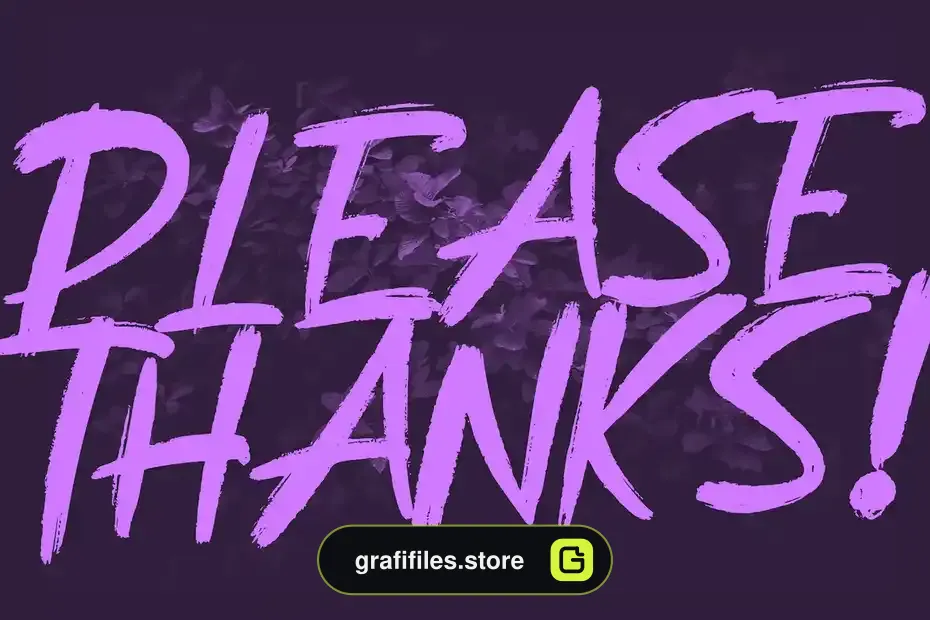فونت انگلیسی Hartshorn Brush Font - 5