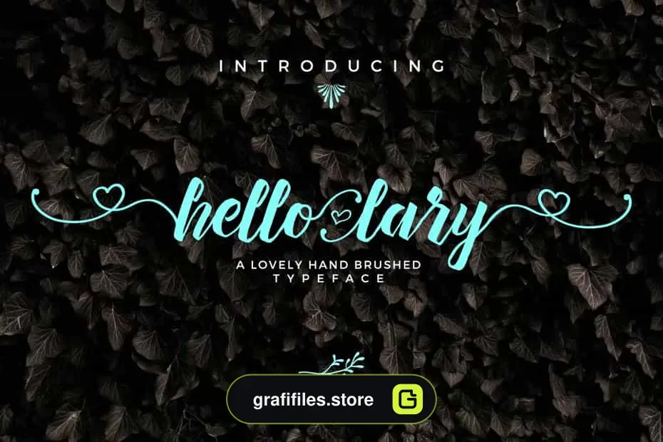 دانلود فونت Hello Lary Font