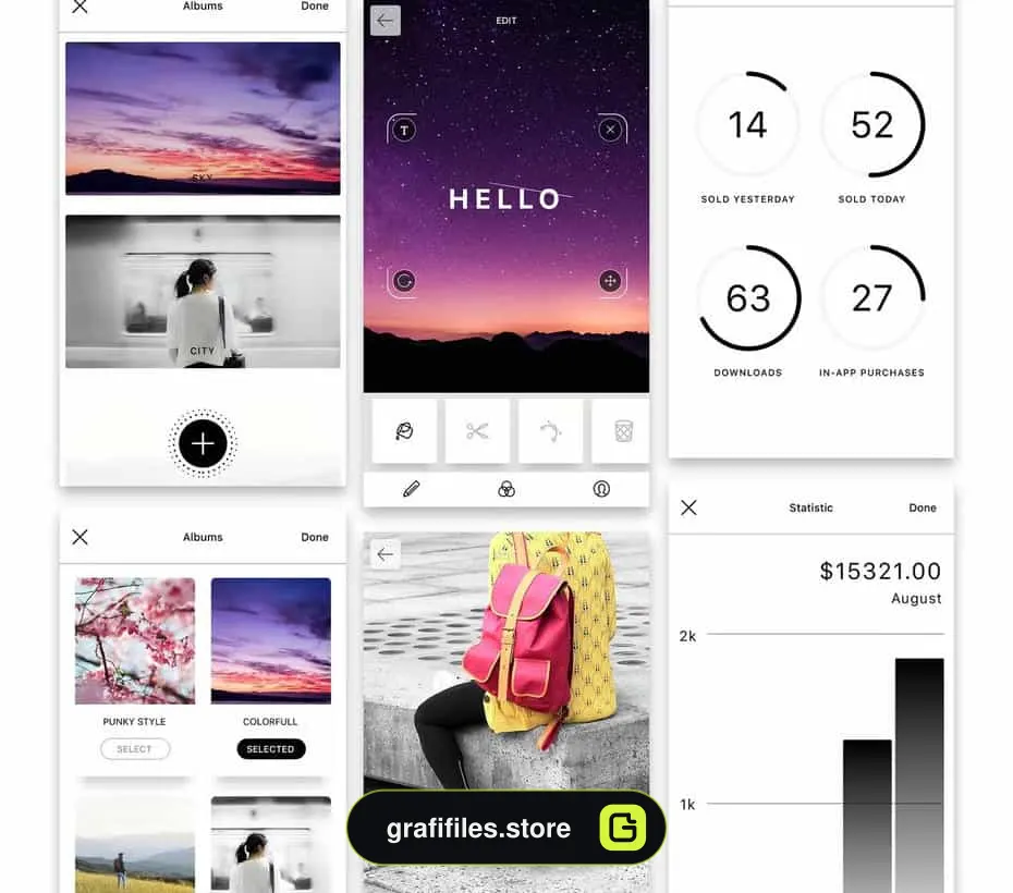 رابط کاربری Hello UI Kit Mod. 2