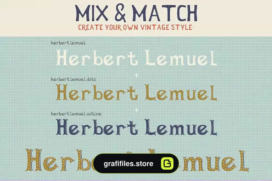 فونت انگلیسی Herbert Lemuel - 14