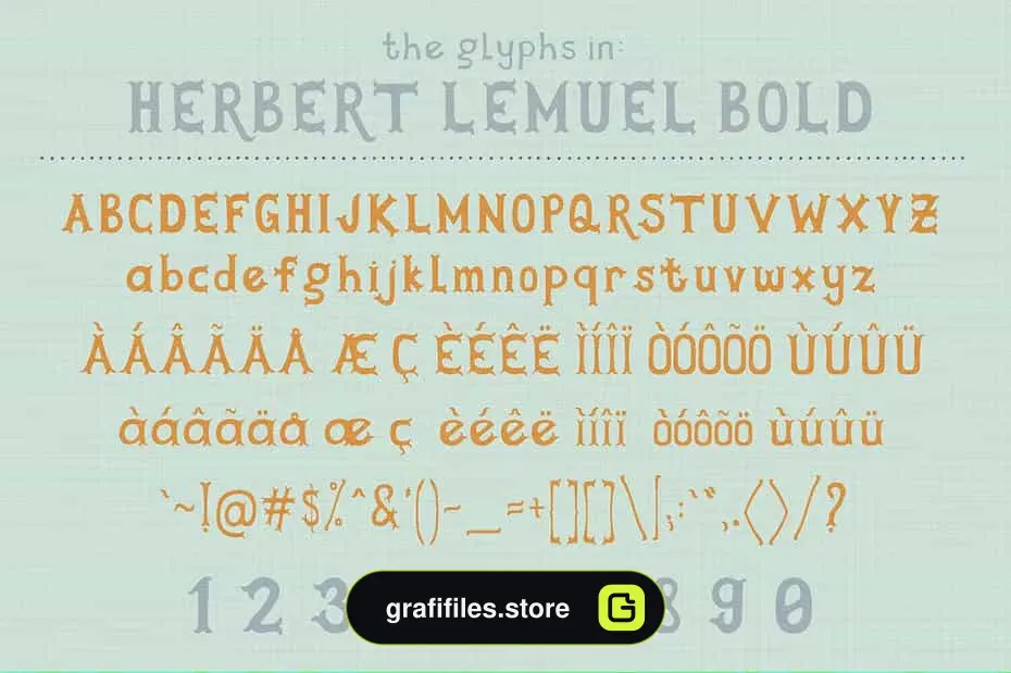فونت انگلیسی Herbert Lemuel - 16