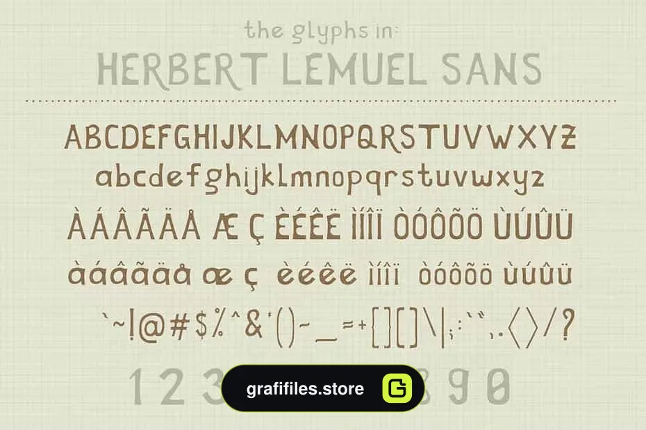 فونت انگلیسی Herbert Lemuel