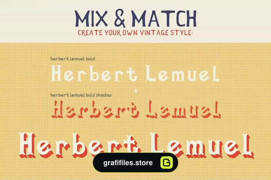 فونت انگلیسی Herbert Lemuel