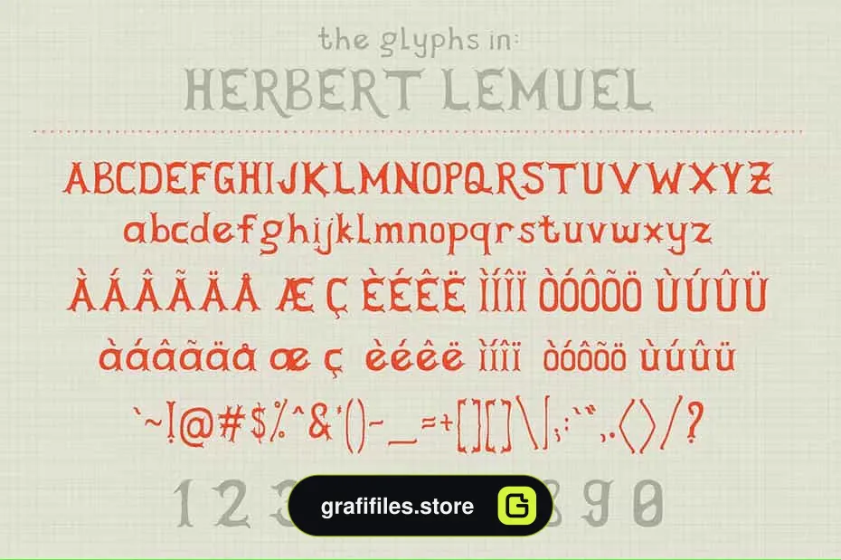 فونت انگلیسی Herbert Lemuel - 6