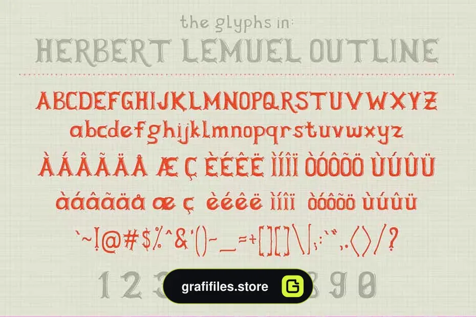 فونت انگلیسی Herbert Lemuel - 12
