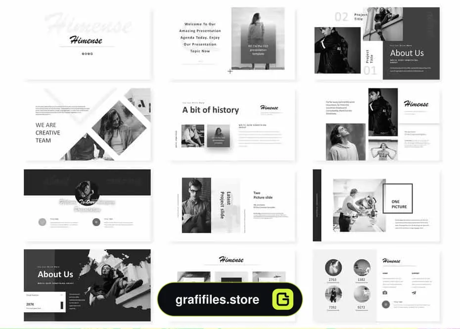 قالب پاورپوینت Himense - Powerpoint Template