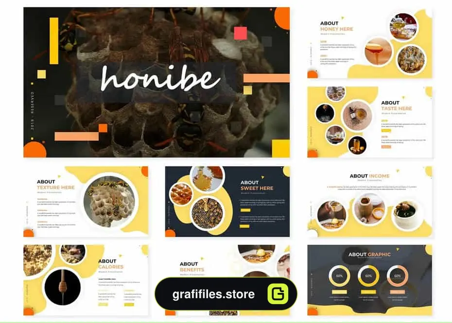 قالب پاورپوینت Honibe | Powerpoint Template