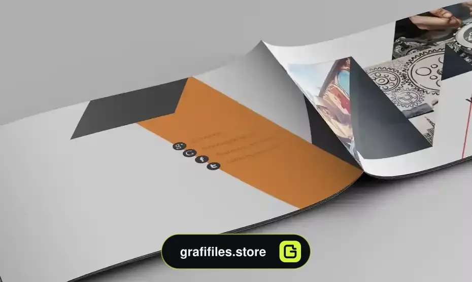 قالب ایندیزاین بروشور InDesign Brochure Template 4 - 1