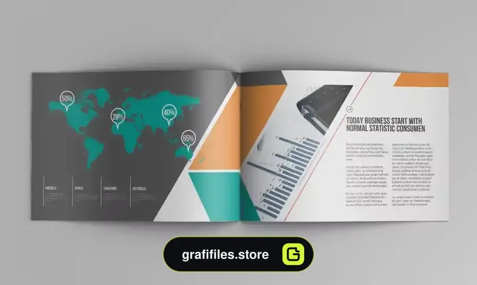 قالب ایندیزاین بروشور InDesign Brochure Template 4 - 5