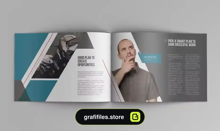قالب ایندیزاین بروشور InDesign Brochure Template 4 - 9