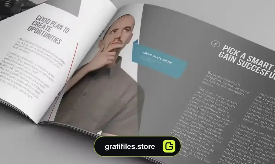 قالب ایندیزاین بروشور InDesign Brochure Template 4 - 13