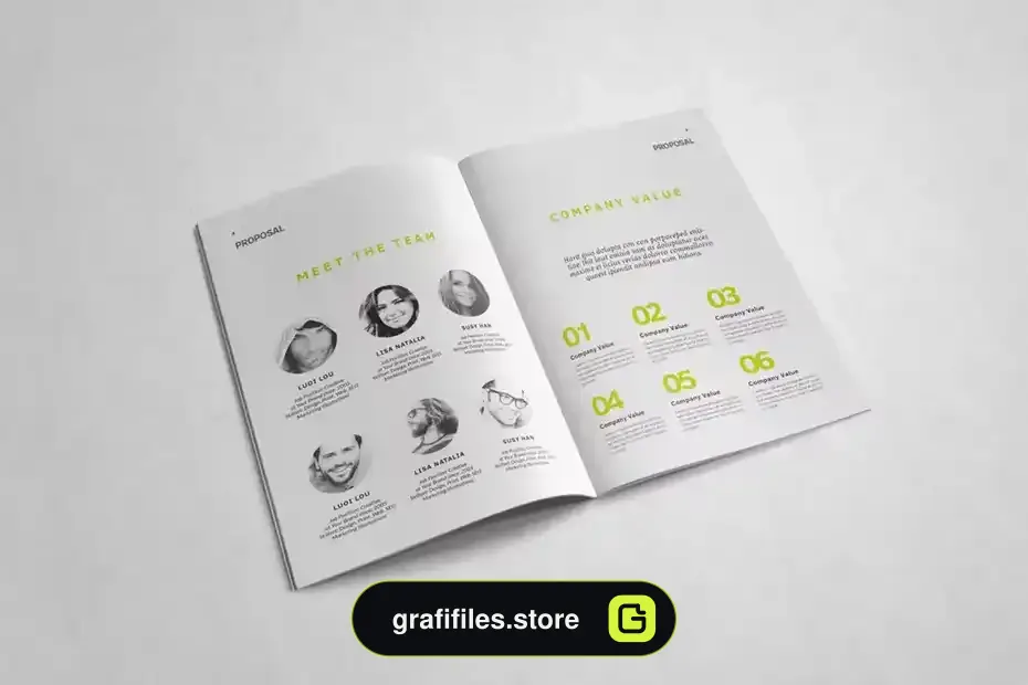 دانلود قالب ایندیزاین پروپوزال کسب و کار Indesign Business Proposal Template - 4 قالب ایندیزاین پروپوزال کسب و کار - 3