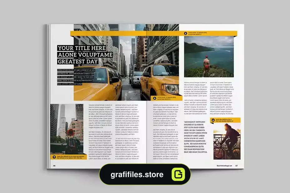 قالب ایندیزاین مجله InDesign Magazine 5 - 19