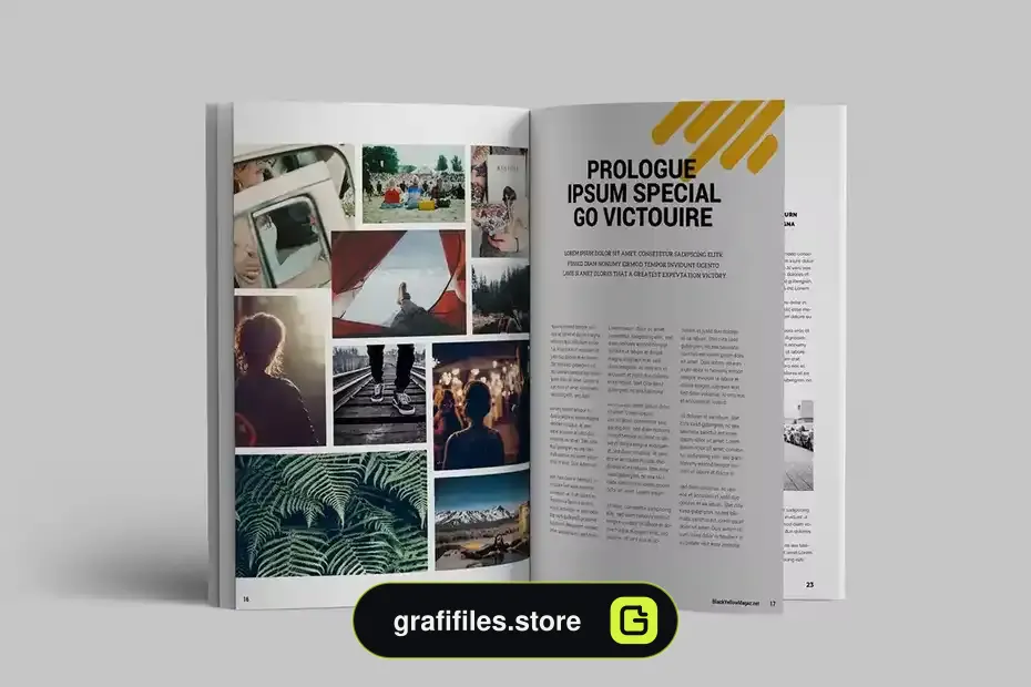 قالب ایندیزاین مجله InDesign Magazine 5 - 1