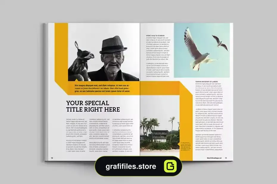 قالب ایندیزاین مجله InDesign Magazine 5 - 3