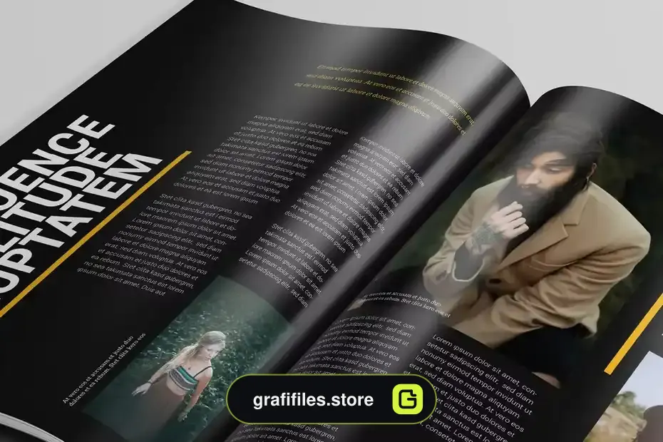 قالب ایندیزاین مجله InDesign Magazine 5 - 9