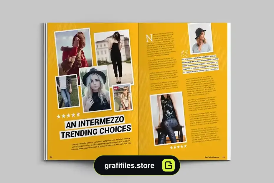 قالب ایندیزاین مجله InDesign Magazine 5 - 11